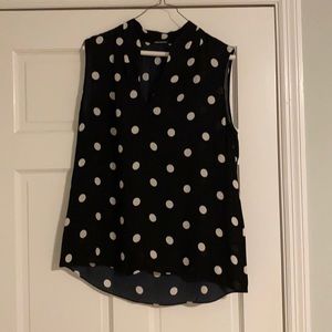 Elie Tahari polka dot top
